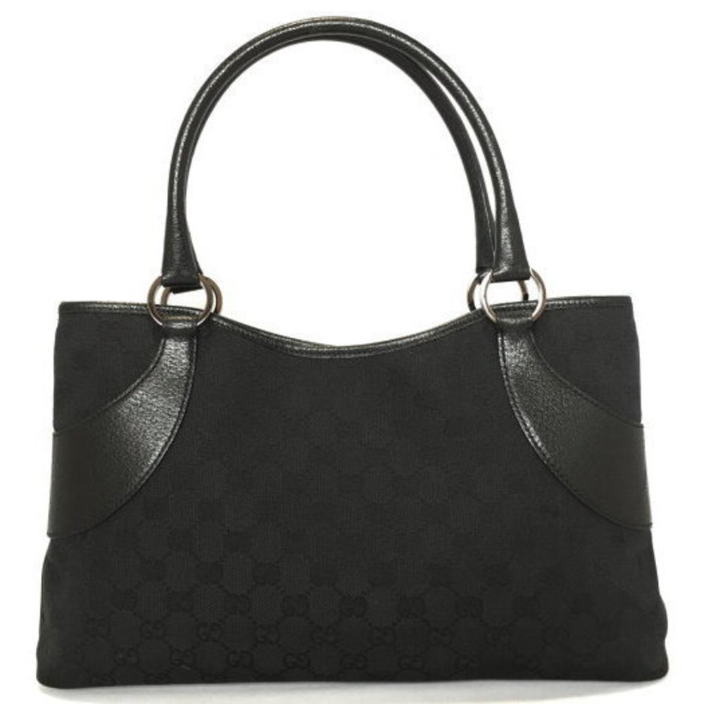 Gucci tote bag GG black shoulder pretty handbag